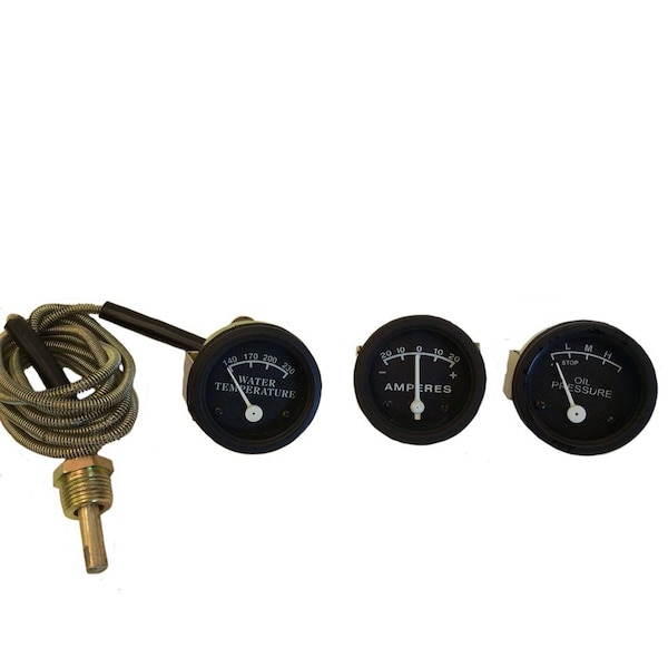 Aic Replacement Parts Oil Pressure, Amp, Temp Gauge Set Fits John Deere 630 720 730 Ships from USA! GAH30-0055GAUGECLUSTER - main